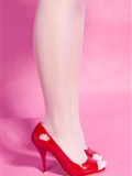 Ann cheongsam lady Pearl Pink nurse dress star cute maid Xiaoqian hot pants beauty [paimei VIP](38)