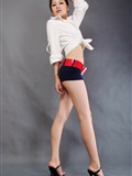 Keyi hot pants, Jiaqi maid in white, Xiaoyao pattern women's model photo(8)