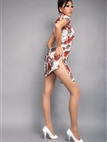 Keyi hot pants, Jiaqi maid in white, Xiaoyao pattern women's model photo(26)