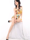 Little snowflake pink gauze skirt Zixuan Qipao silk think Feifei skirt charm [take beauty VIP] beauty picture(12)