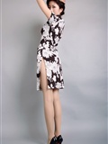 Little snowflake pink gauze skirt Zixuan Qipao silk think Feifei skirt charm [take beauty VIP] beauty picture(24)