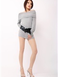 Keyi printed Qipao Jiaqi light grey skirt [paimei VIP] 20090718-19(17)