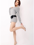 Keyi printed Qipao Jiaqi light grey skirt [paimei VIP] 20090718-19(16)