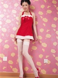 [paimei VIP] JOJO skirt shredded meat Vo1 Feifei nightclub girl VO2 Momo Christmas Girl(8)