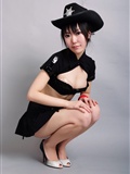 [paimei VIP] Jingjing blue dress ol kitten policewoman Xiaoyuer city daughter(7)