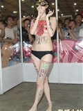 Taiwan Adult Expo AV women's fair painted girl hot dance dynamic station photo beauty picture(3)