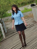 Situge outdoor silk stockings photo stgno.024 Sufei silk stockings beauty leg model(22)