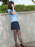 Situge outdoor silk stockings photo stgno.024 Sufei silk stockings beauty leg model(60)