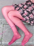 Wonderful series toe thickening pantyhose wine red domestic silk stockings girl(28)