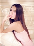 Immortal beauty Zeng Li advertising goddess Zhao Yufei's sweet life photo pure eye-catching(14)
