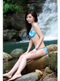Taiwan girl Nini - Saint waterfall(9)