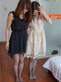[online collection] on December 9, 2013, two beautiful women compete in bed silk feet(23)
