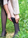 Passionate field Xinxin set of silk stockings beauty(18)