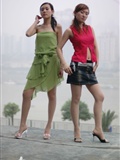 Weiwei of zhonggaoyi and Michelle 2 sexy models of Chinese silk stockings(3)
