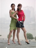 Weiwei of zhonggaoyi and Michelle 2 sexy models of Chinese silk stockings(26)