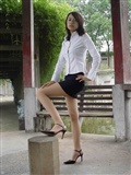 Minmin ol outdoor photo zhonggaoyi leg silk socks(9)