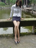 Minmin ol outdoor photo zhonggaoyi leg silk socks(16)