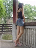 Minmin outdoor photo zhonggaoyi leg silk stockings(29)