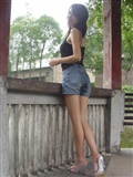 Minmin outdoor photo zhonggaoyi leg silk stockings(43)