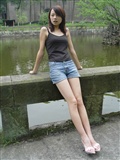 Minmin outdoor photo zhonggaoyi leg silk stockings(34)