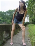 Minmin outdoor photo zhonggaoyi leg silk stockings(39)
