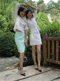 [zhonggaoyi] p003 (candy + Vivian) domestic silk stockings sexy beauty picture(103)