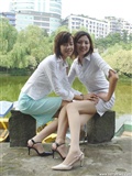 [zhonggaoyi] p003 (candy + Vivian) domestic silk stockings sexy beauty picture(176)