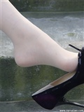 Zhonggaoyi P11 wild silk stockings foot show(50)