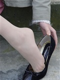 Zhonggaoyi P11 wild silk stockings foot show(187)