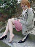 Zhonggaoyi P11 wild silk stockings foot show(204)
