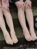 Zhonggaoyi two sisters silk stockings Meizu silk stockings beauty photo(60)