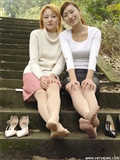 Zhonggaoyi two sisters silk stockings Meizu silk stockings beauty photo(62)