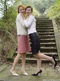 Zhonggaoyi two sisters silk stockings Meizu silk stockings beauty photo(151)