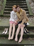 Zhonggaoyi two sisters silk stockings Meizu silk stockings beauty photo(213)